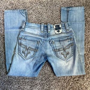 Rock Revival Mabee Slim Straight Men’s Jeans